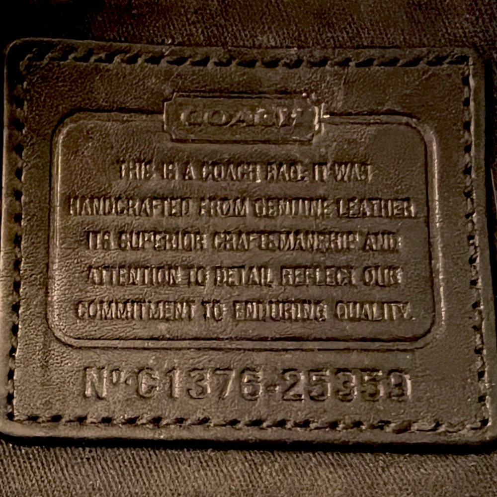 Vintage Coach Legacy black Leather Chelsea Satchel Handbag